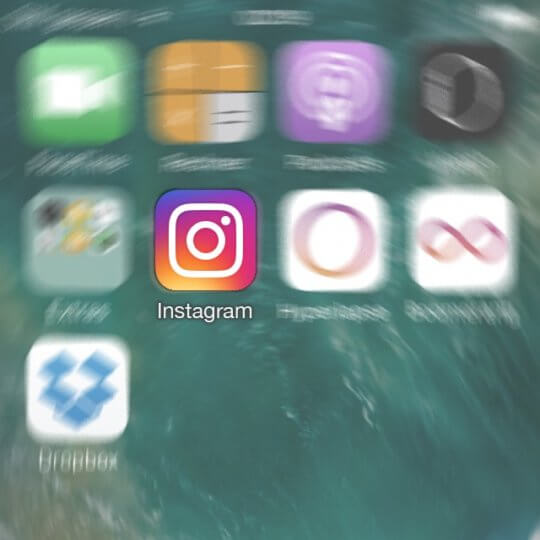 App Icon von Instagram auf dem Smarphone