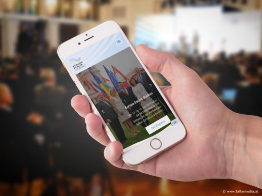 Mobile Website Europa-Forum Wachau