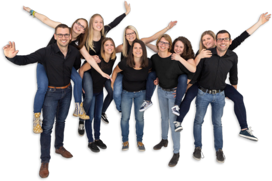 Das Team der FALKEmedia GmbH im Jänner 2019