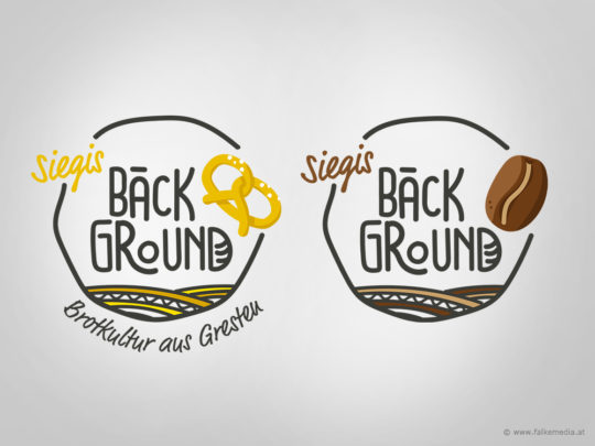 Logoentwicklung für Siegis Bäckground